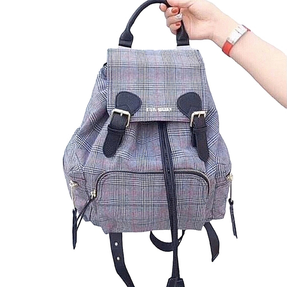 Steve Madden Handbags - 💎Steve Madden Plaid Black & White Mini Bookbag💎